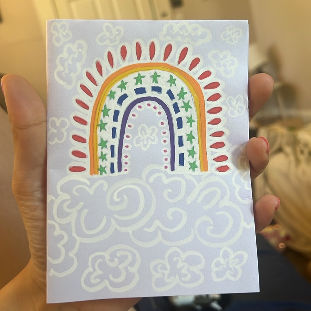 Colorful Rainbow Design Card